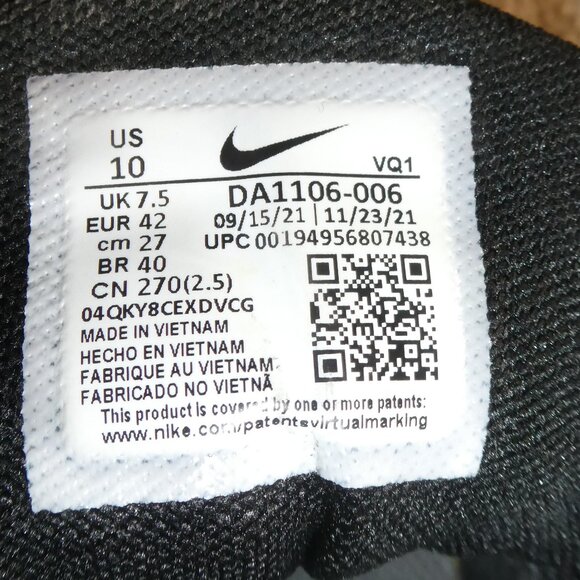 Nike Quest Running Shoes / Black Sneakers Size 10 - Picture 4 of 11